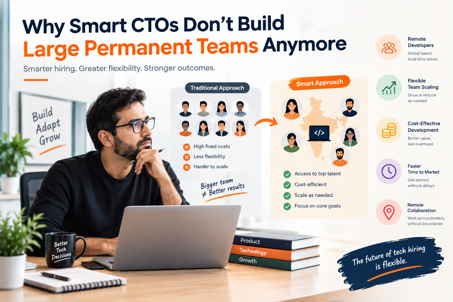 Why Smart CTOs Don't Build Large Permanent Teams Anymore